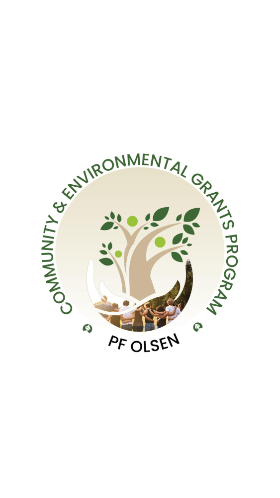 PF Olsen Community & Grants program logo